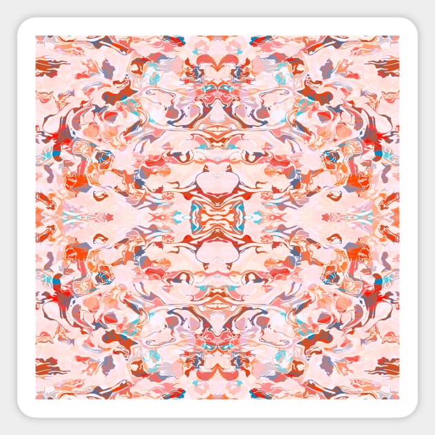 Boho Marble Abstraction Sticker by matise